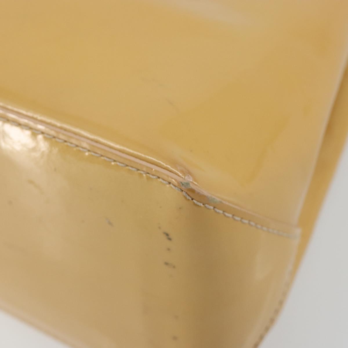 LOUIS VUITTON Vernis Wilshire PM Hand Bag Veil Amplession M91643 LV Auth 181230