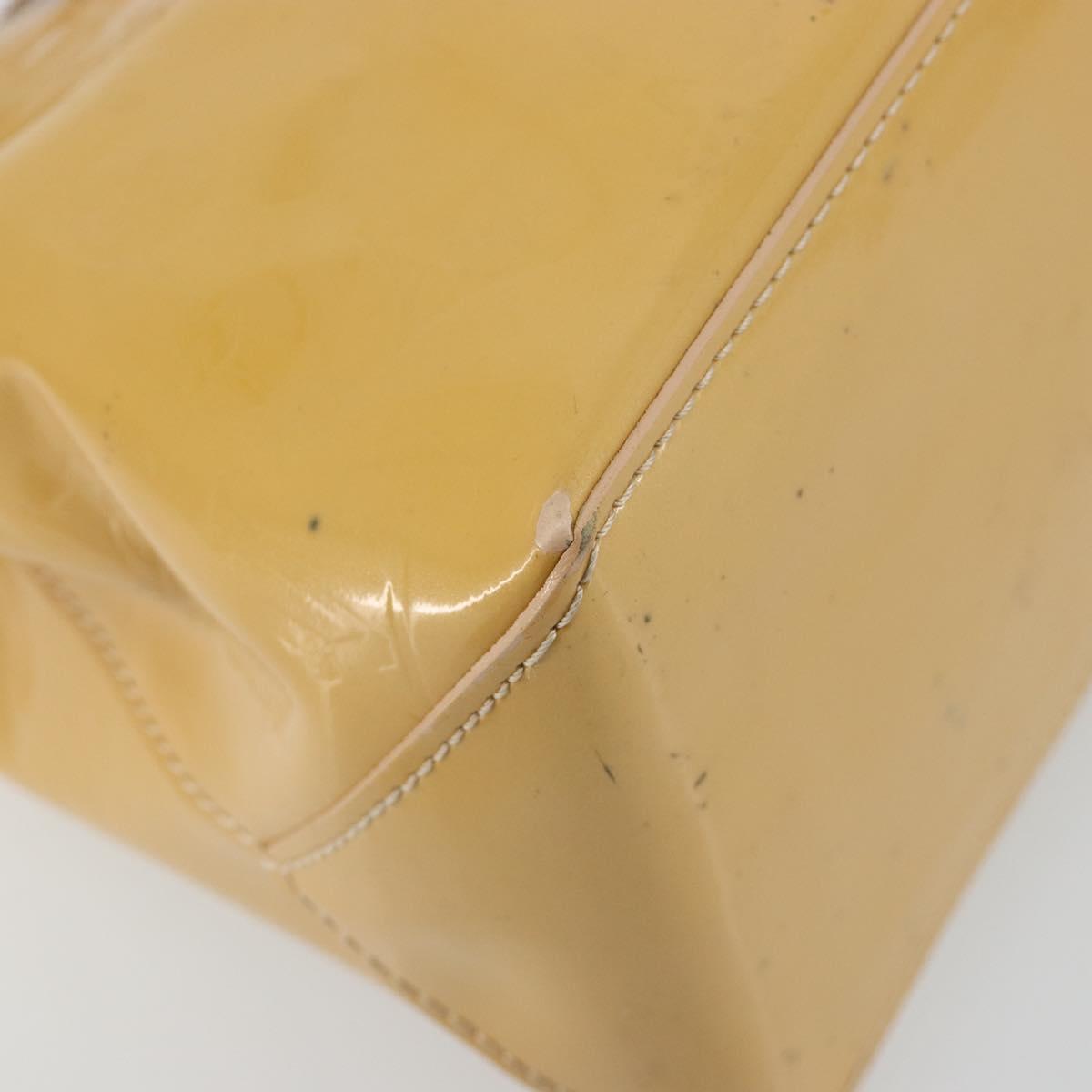 LOUIS VUITTON Vernis Wilshire PM Hand Bag Veil Amplession M91643 LV Auth 181230
