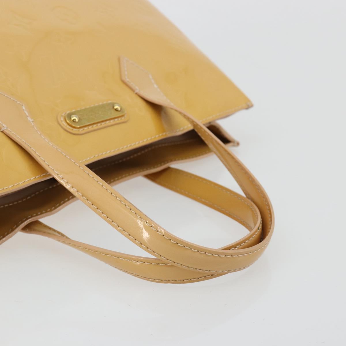 LOUIS VUITTON Vernis Wilshire PM Hand Bag Veil Amplession M91643 LV Auth 181230