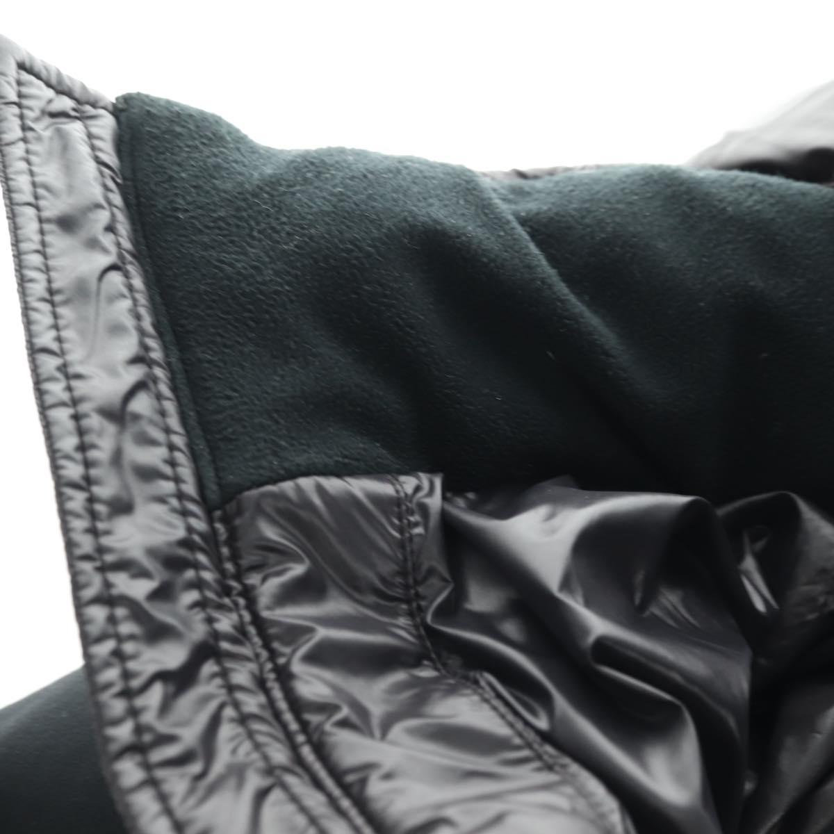 PRADA Sports Down Jacket Nylon Black Auth 181234A