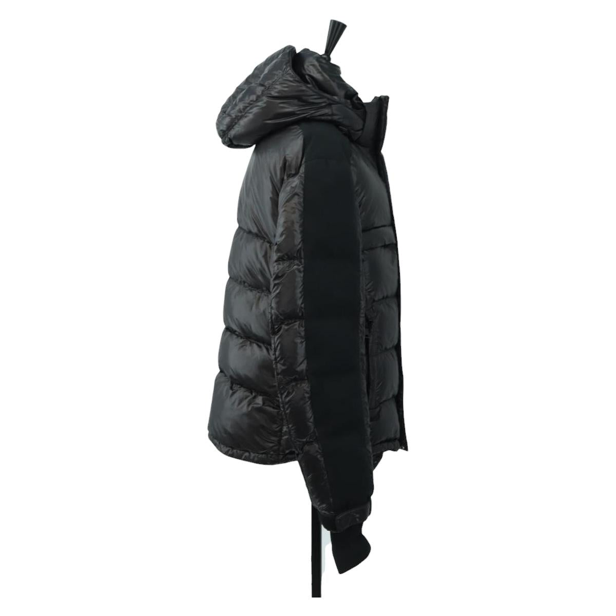 PRADA Sports Down Jacket Nylon Black Auth 181234A