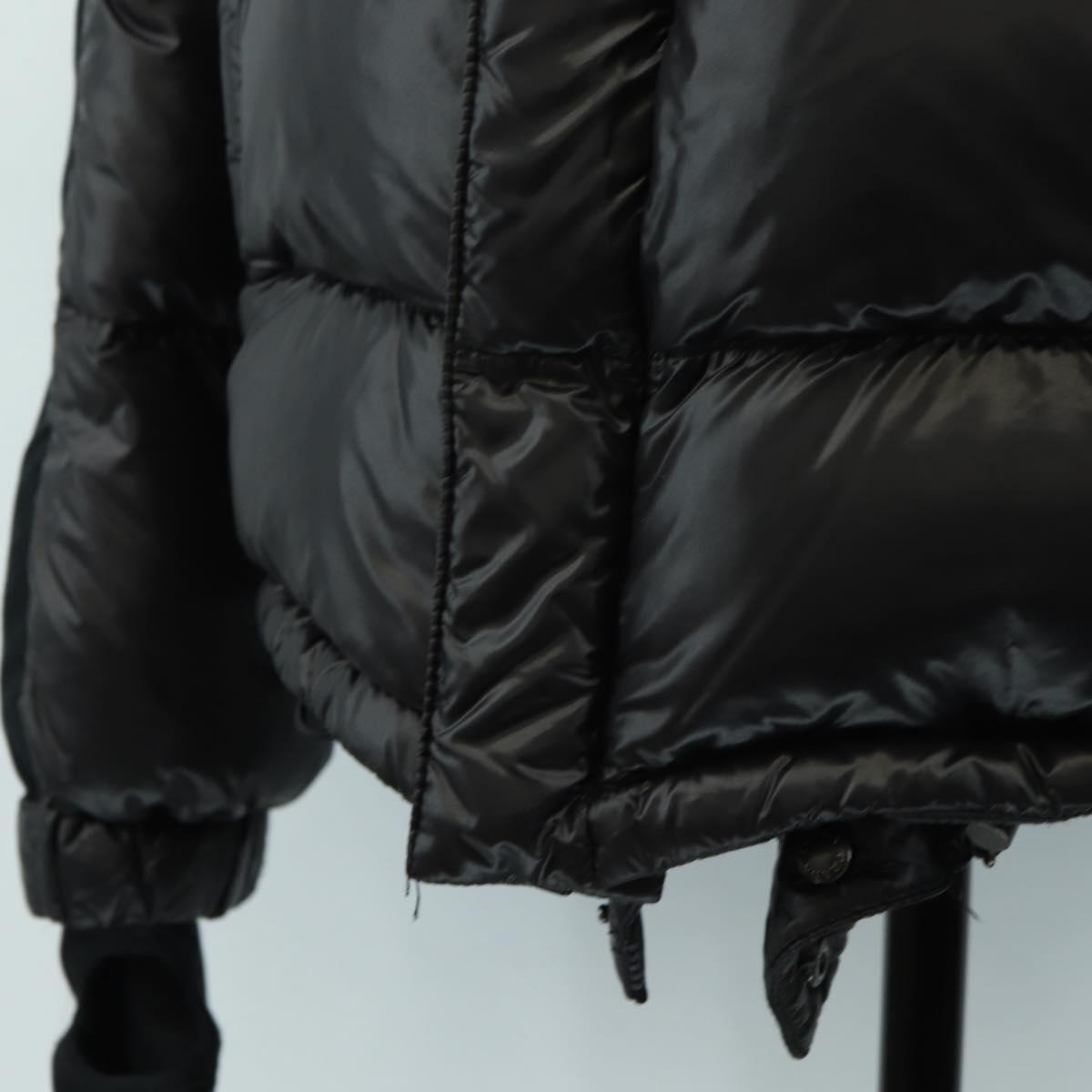 PRADA Sports Down Jacket Nylon Black Auth 181234A