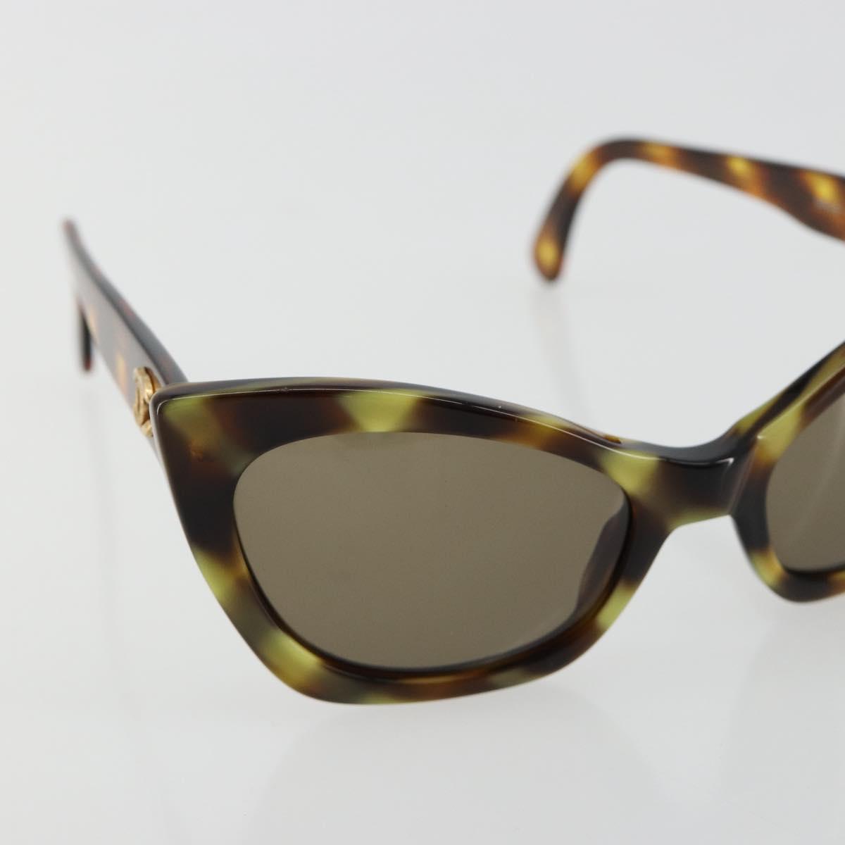 CHANEL Sunglasses plastic Brown CC Auth 181241