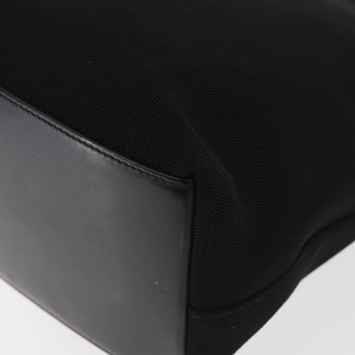 GUCCI Shoulder Bag Canvas Black Silver 001 3298 Auth 181270