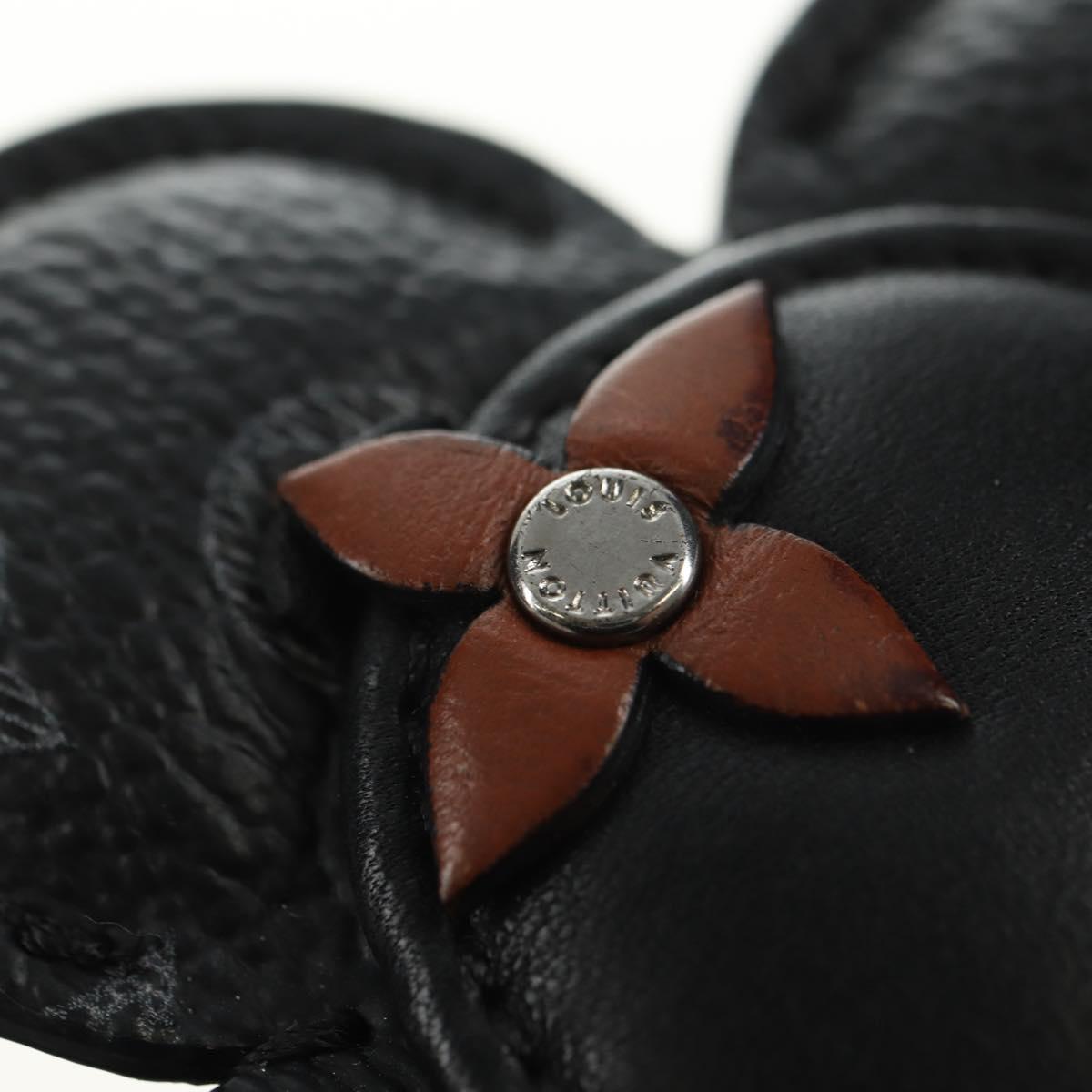 LOUIS VUITTON Monogram Eclipse Porte Cles de Vivienne Charm MP1998 Auth 181294M