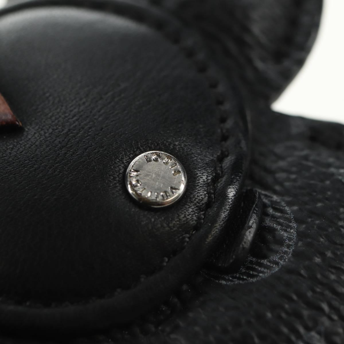 LOUIS VUITTON Monogram Eclipse Porte Cles de Vivienne Charm MP1998 Auth 181294M