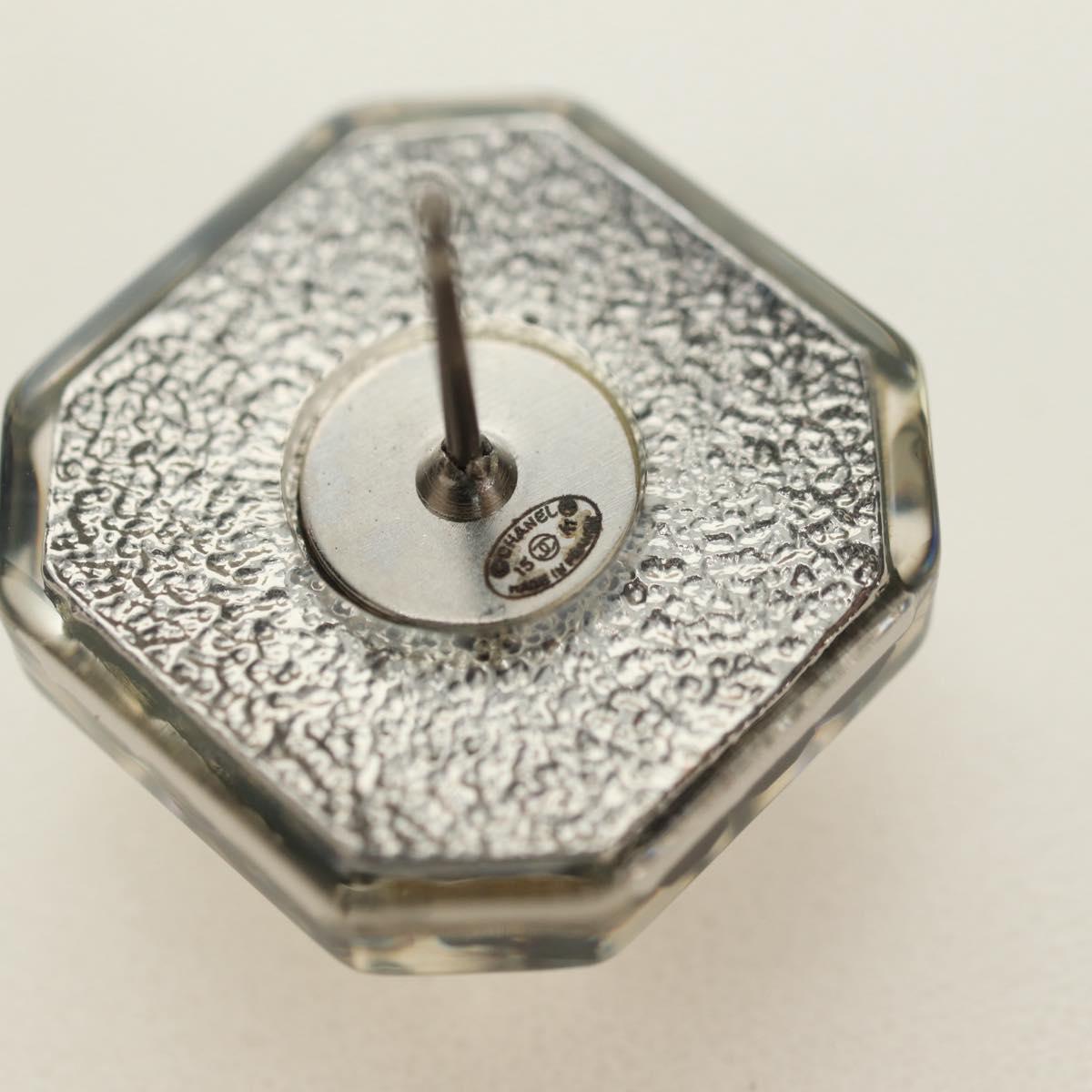 CHANEL COCO Mark Pierce metal Clear CC Auth 181297M