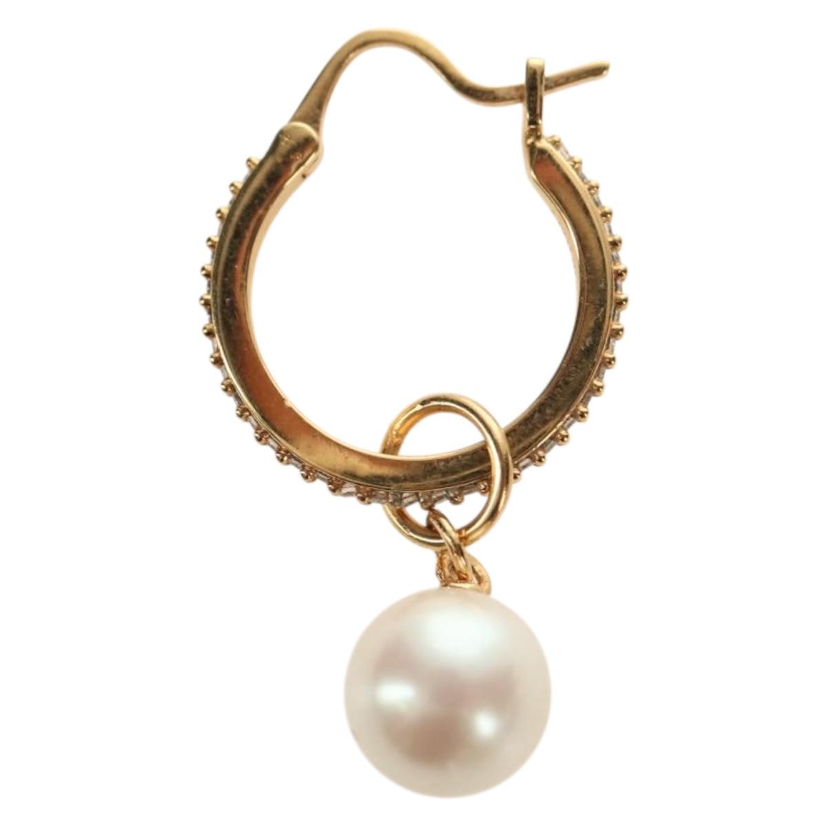 Miu Miu Pierce metal Gold Tone Auth 181299M