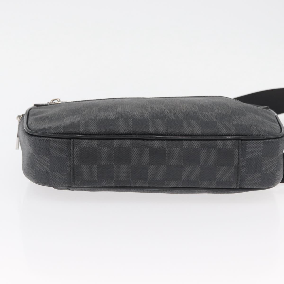 LOUIS VUITTON Damier Graphite Ambreil Shoulder Bag N41289 LV Auth 181307
