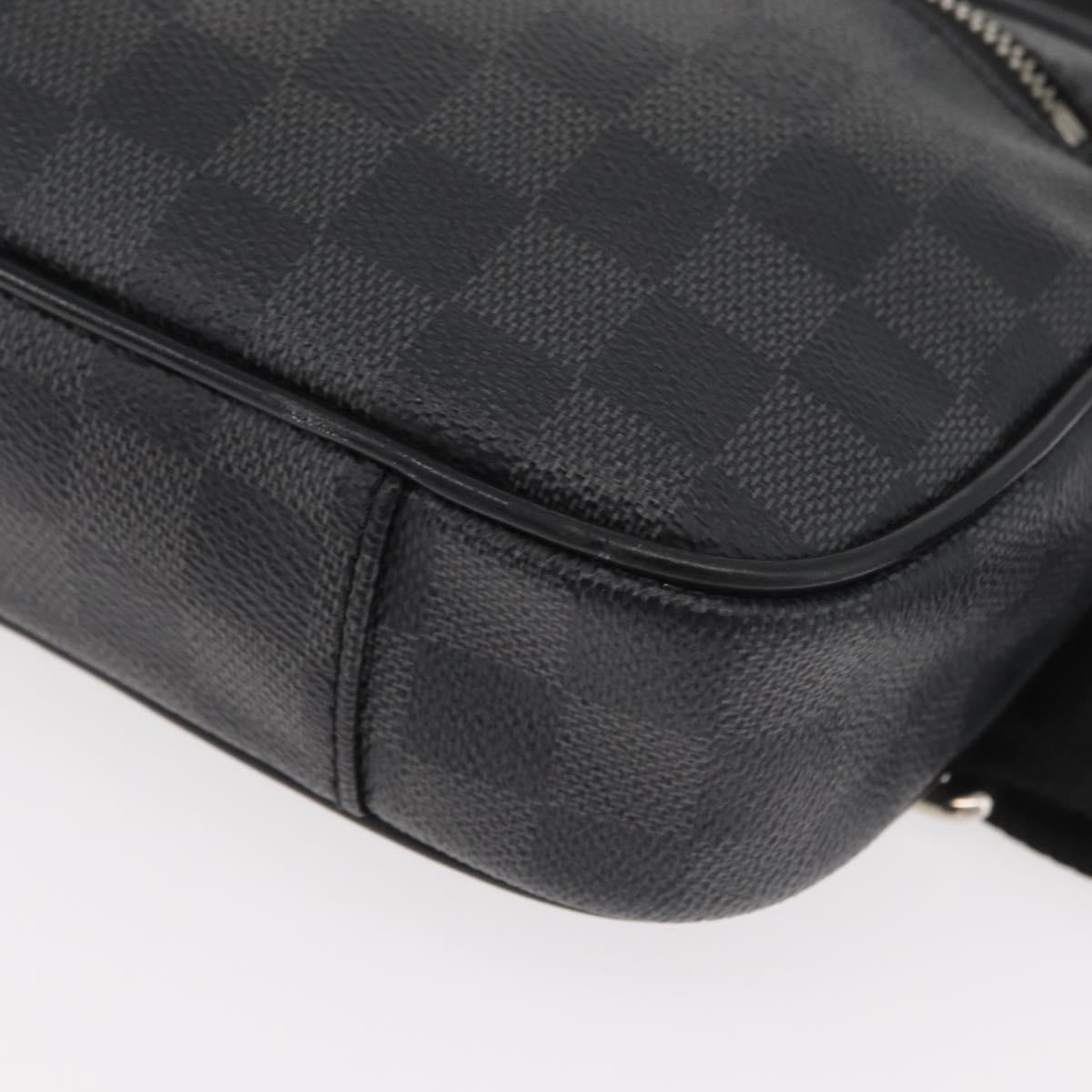 LOUIS VUITTON Damier Graphite Ambreil Shoulder Bag N41289 LV Auth 181307