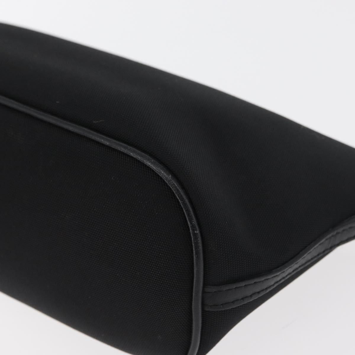 GUCCI Accessory Pouch Nylon Black Gold 0391103 Auth 181313A