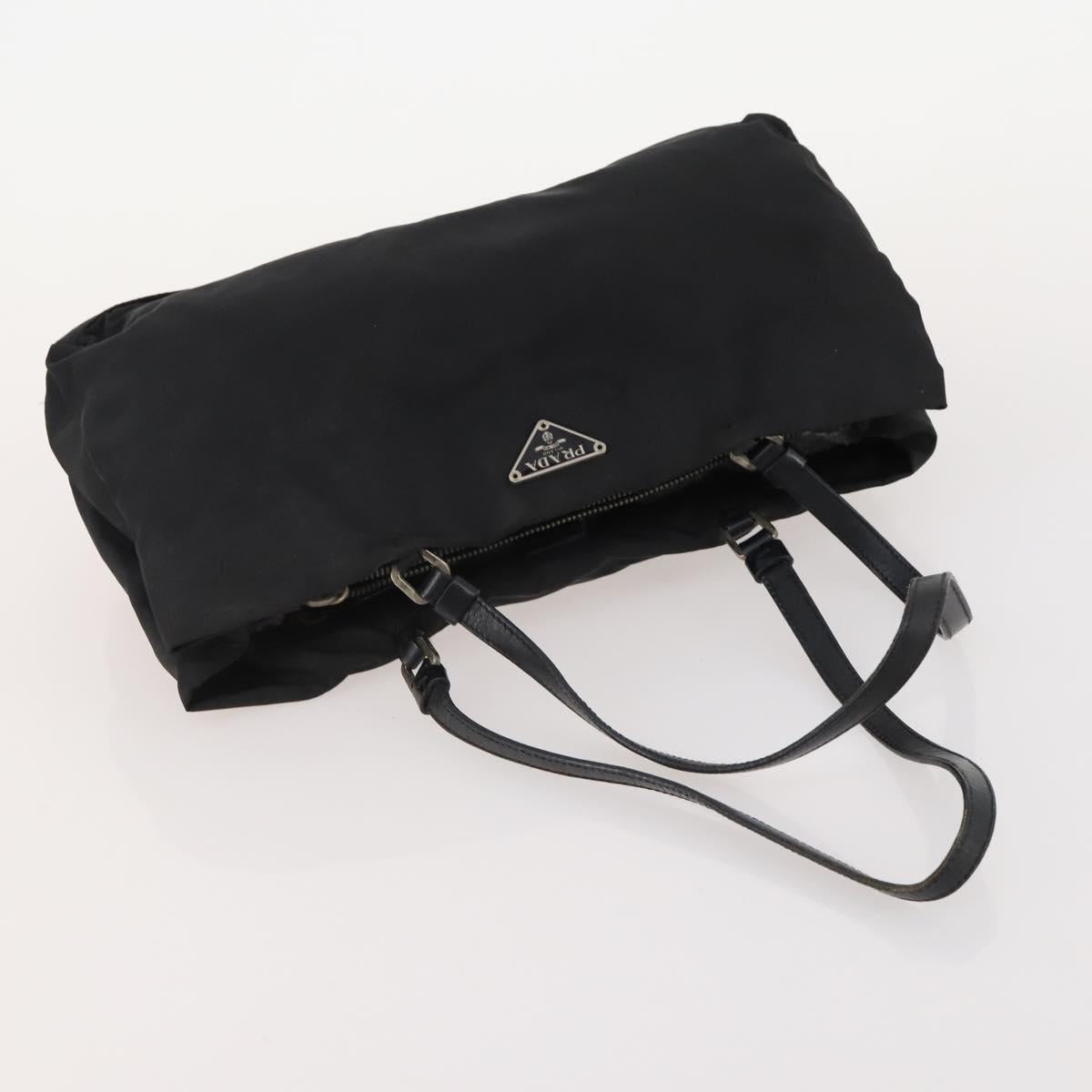 PRADA Shoulder Bag Nylon 2 Set Black Auth 181336