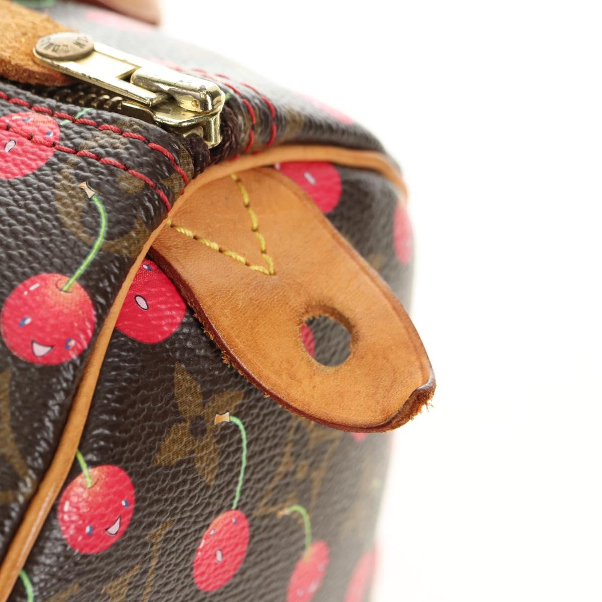 LOUIS VUITTON Monogram Cherry Speedy 25 Hand Bag M95009 LV Auth 181352SAV