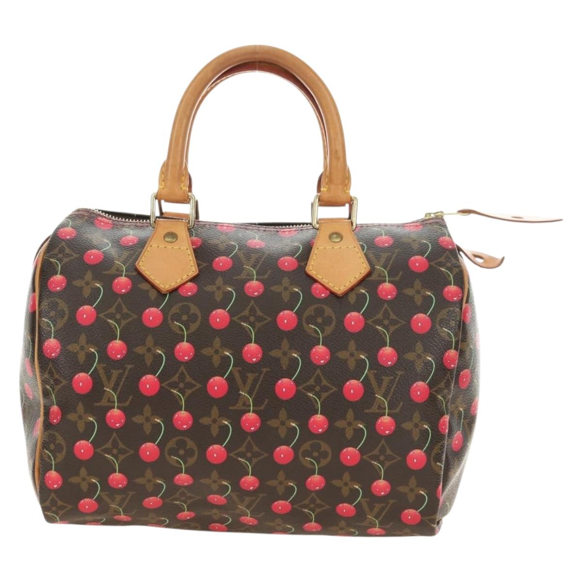 LOUIS VUITTON Monogram Cherry Speedy 25 Hand Bag M95009 LV Auth 181352SAV