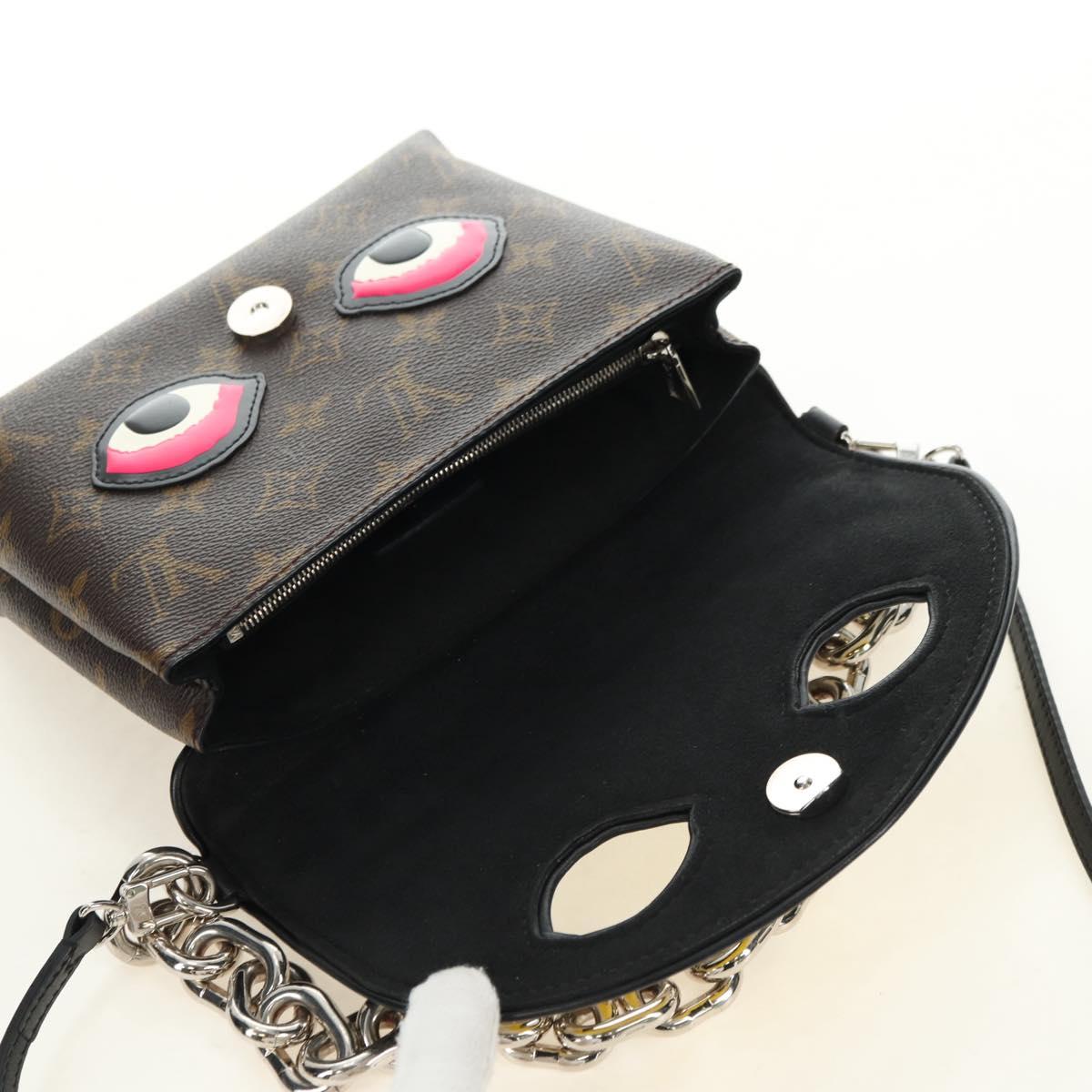 LOUIS VUITTON Monogram Pochette Kabuki Mask Shoulder Bag M43532 Auth 181369SAM