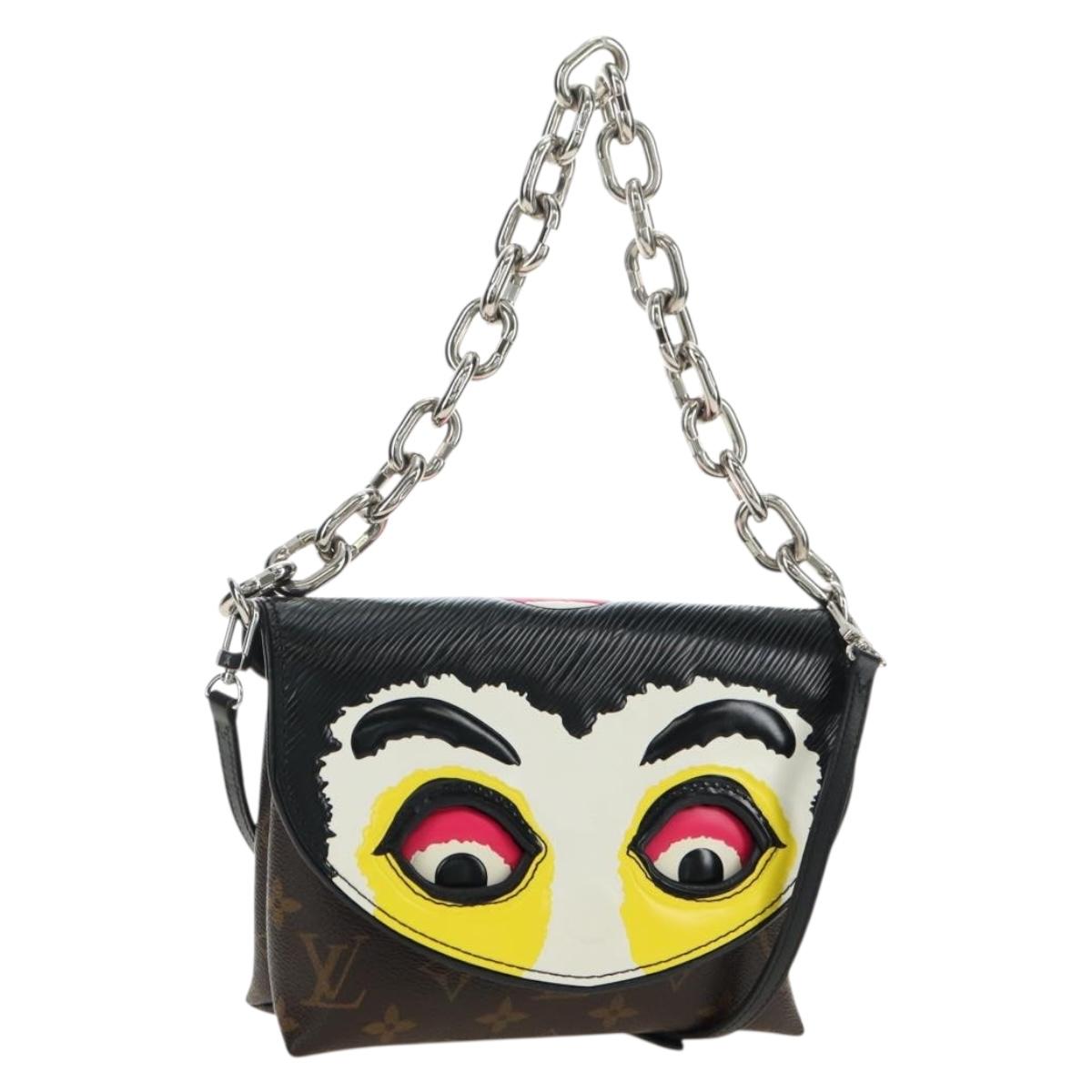 LOUIS VUITTON Monogram Pochette Kabuki Mask Shoulder Bag M43532 Auth 181369SAM