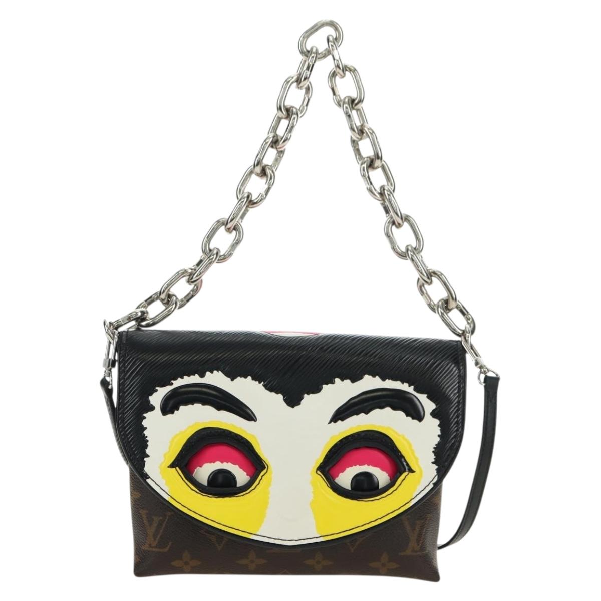 LOUIS VUITTON Monogram Pochette Kabuki Mask Shoulder Bag M43532 Auth 181369SAM