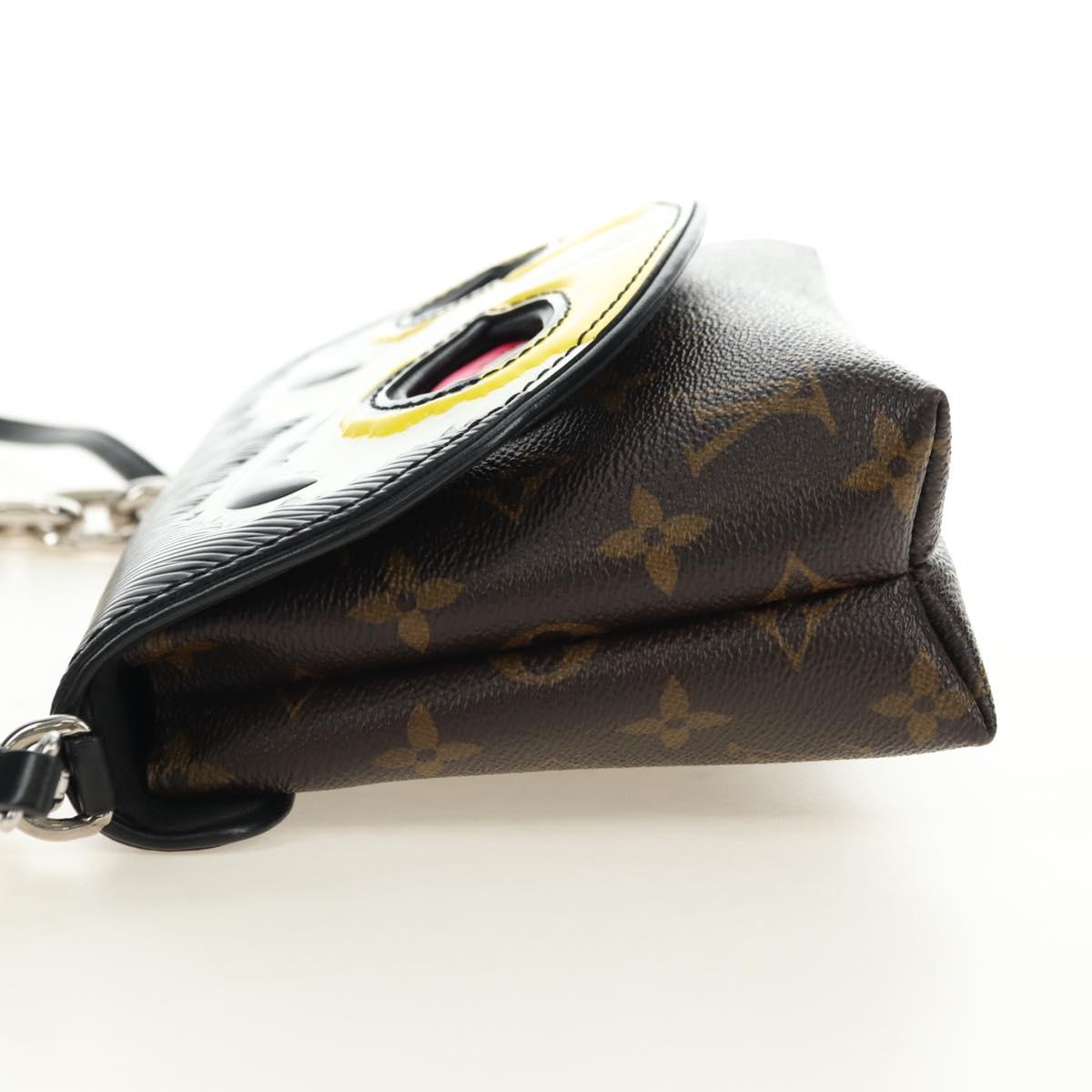 LOUIS VUITTON Monogram Pochette Kabuki Mask Shoulder Bag M43532 Auth 181369SAM