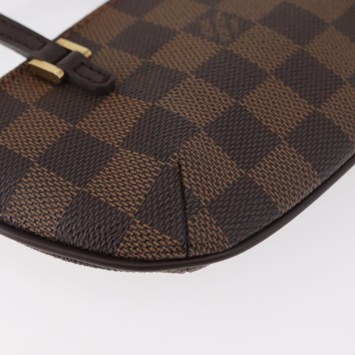 LOUIS VUITTON Damier Ebene Manosque GM Accessory Pouch N51120 LV Auth 181370A