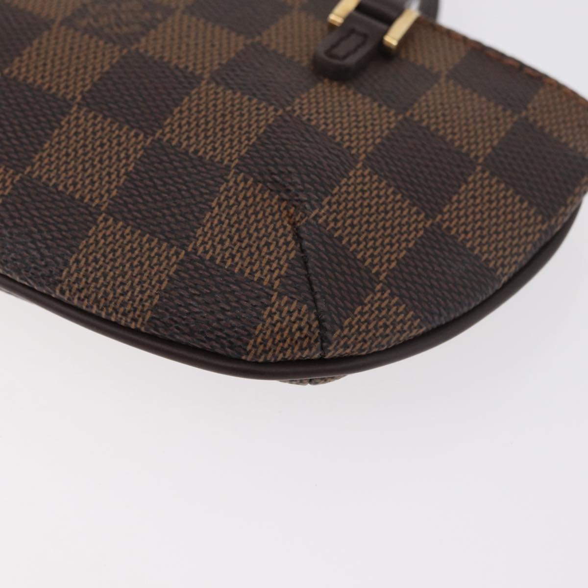 LOUIS VUITTON Damier Ebene Manosque GM Accessory Pouch N51120 LV Auth 181370A