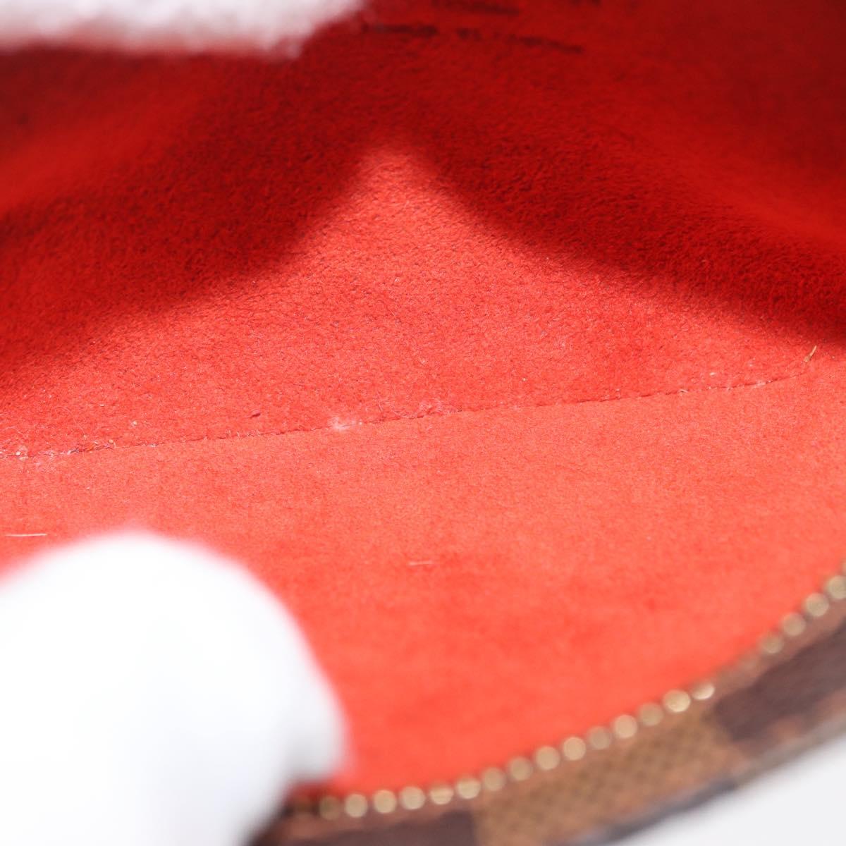 LOUIS VUITTON Damier Ebene Manosque GM Accessory Pouch N51120 LV Auth 181370A