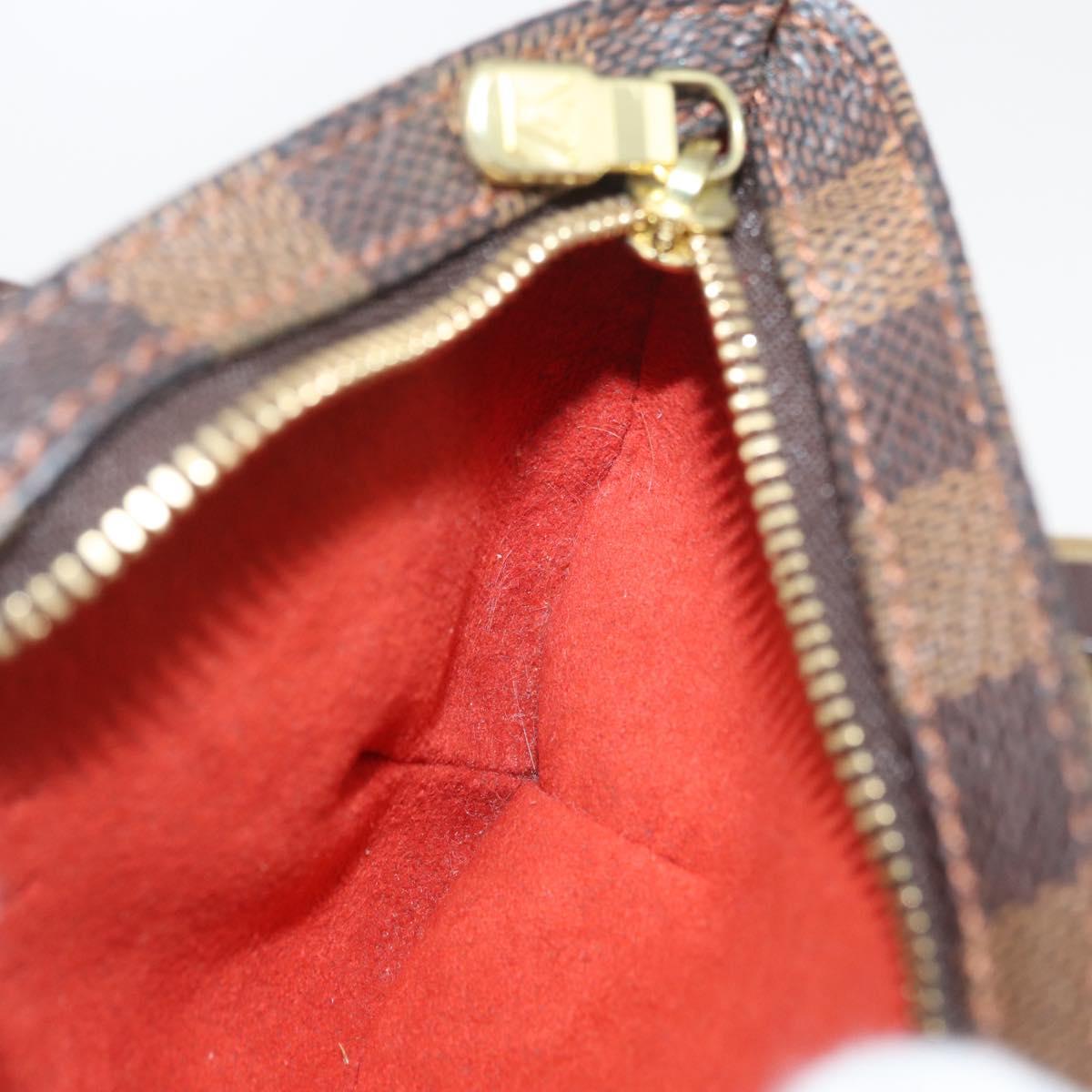 LOUIS VUITTON Damier Ebene Manosque GM Accessory Pouch N51120 LV Auth 181370A