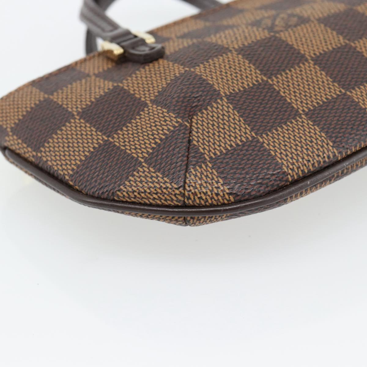 LOUIS VUITTON Damier Ebene Manosque GM Accessory Pouch N51120 LV Auth 181371A