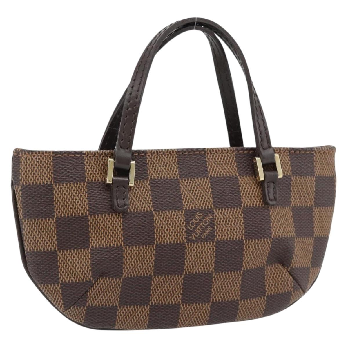 LOUIS VUITTON Damier Ebene Manosque GM Accessory Pouch N51120 LV Auth 181371A