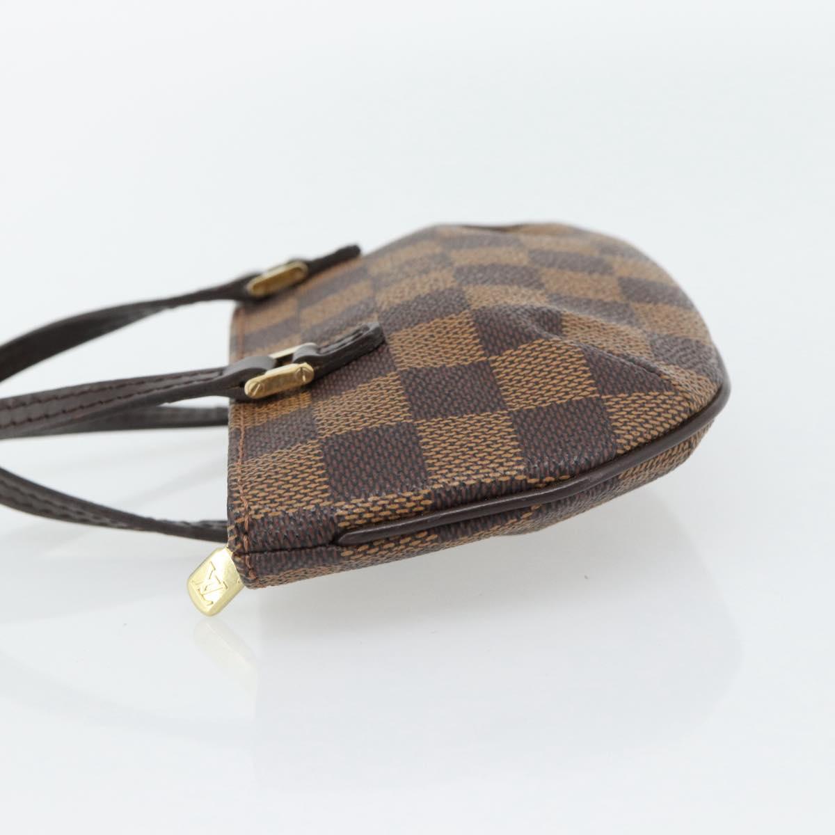 LOUIS VUITTON Damier Ebene Manosque GM Accessory Pouch N51120 LV Auth 181371A