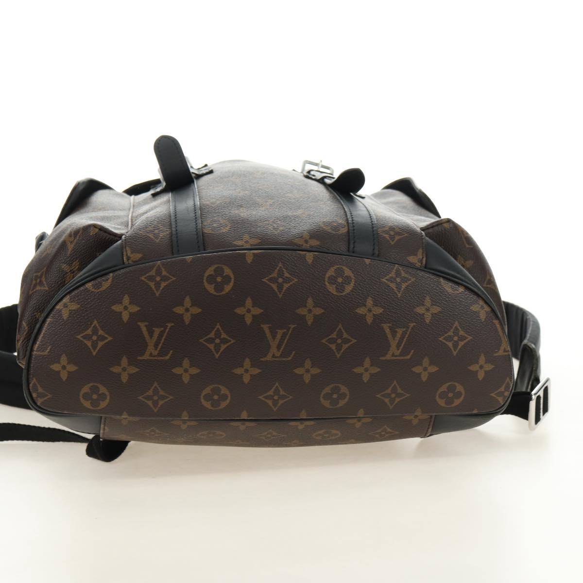LOUIS VUITTON Monogram Macassar Christopher MM Backpack M43735 LV Auth 181381SAV