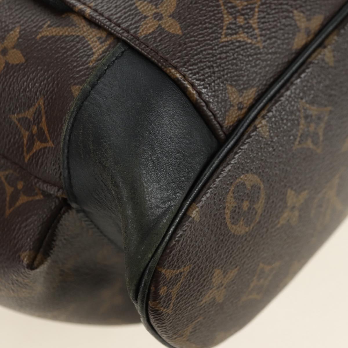 LOUIS VUITTON Monogram Macassar Christopher MM Backpack M43735 LV Auth 181381SAV