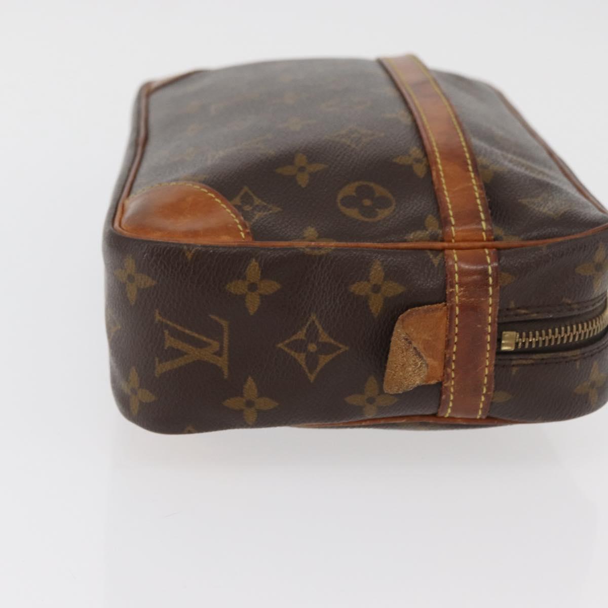 LOUIS VUITTON Monogram Compiegne 28 Clutch Bag M51845 LV Auth 181382