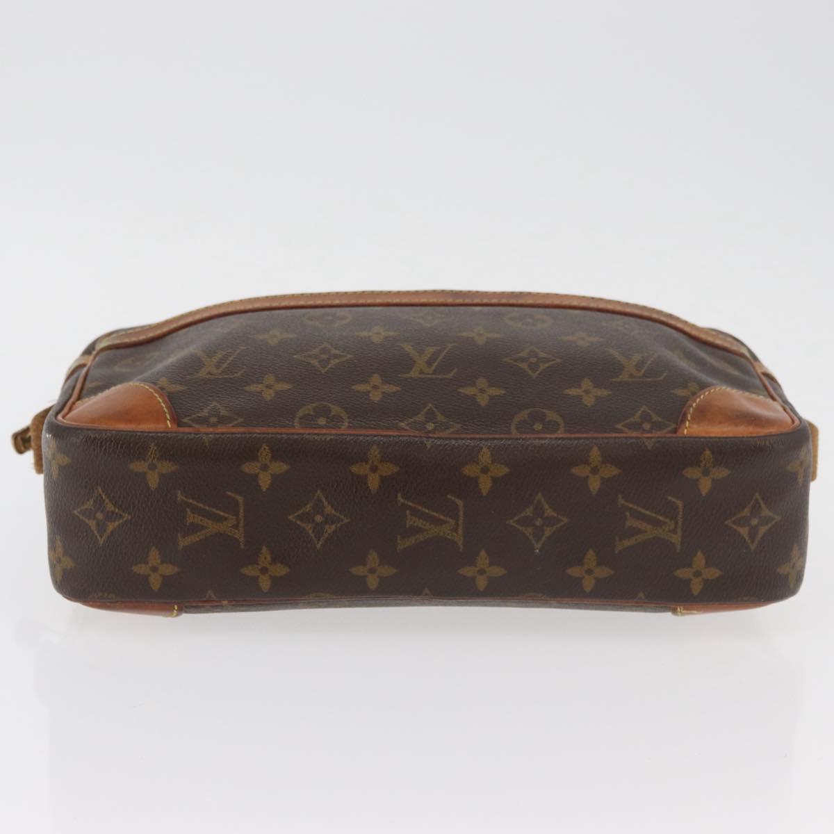 LOUIS VUITTON Monogram Compiegne 28 Clutch Bag M51845 LV Auth 181382