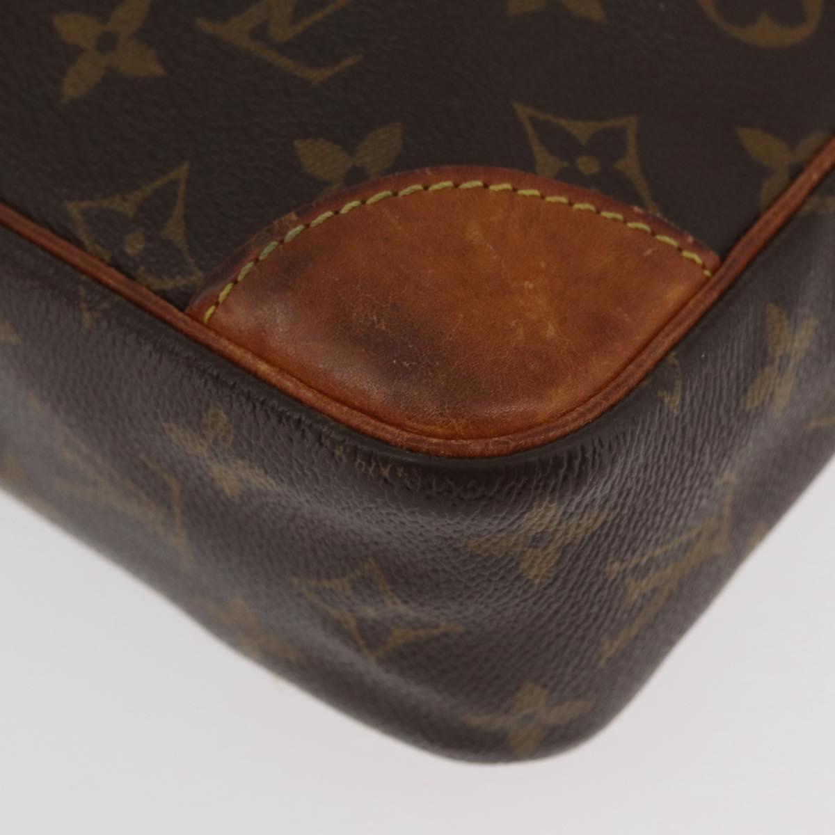 LOUIS VUITTON Monogram Compiegne 28 Clutch Bag M51845 LV Auth 181382