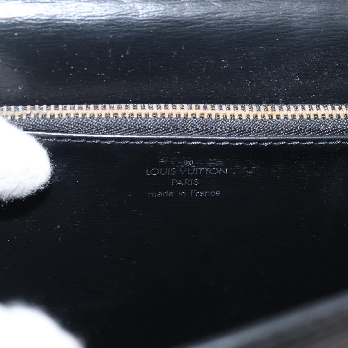 LOUIS VUITTON Epi Malesherbes Hand Bag Black M52372 LV Auth 181383