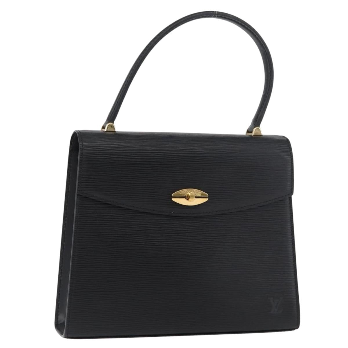 LOUIS VUITTON Epi Malesherbes Hand Bag Black M52372 LV Auth 181383