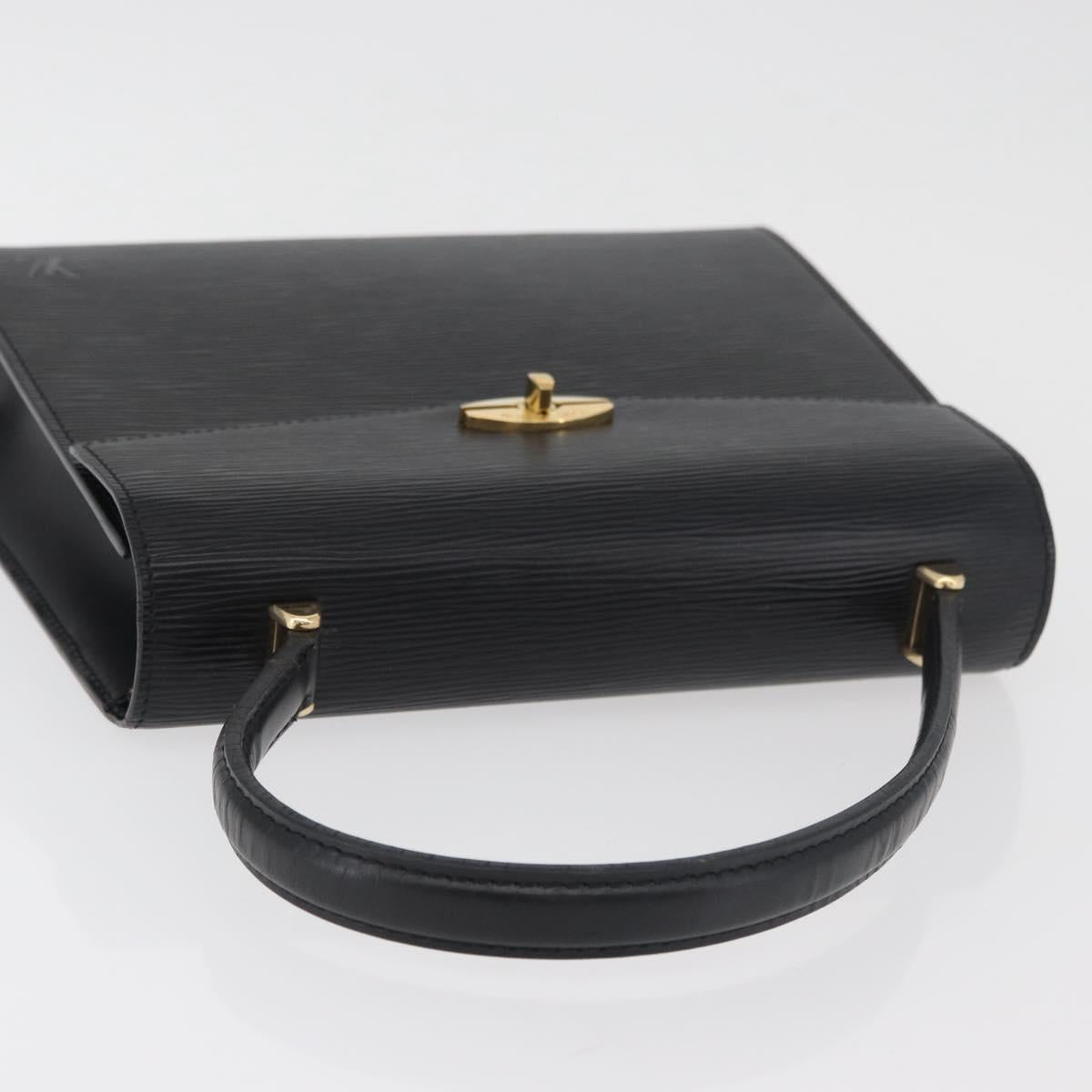 LOUIS VUITTON Epi Malesherbes Hand Bag Black M52372 LV Auth 181383