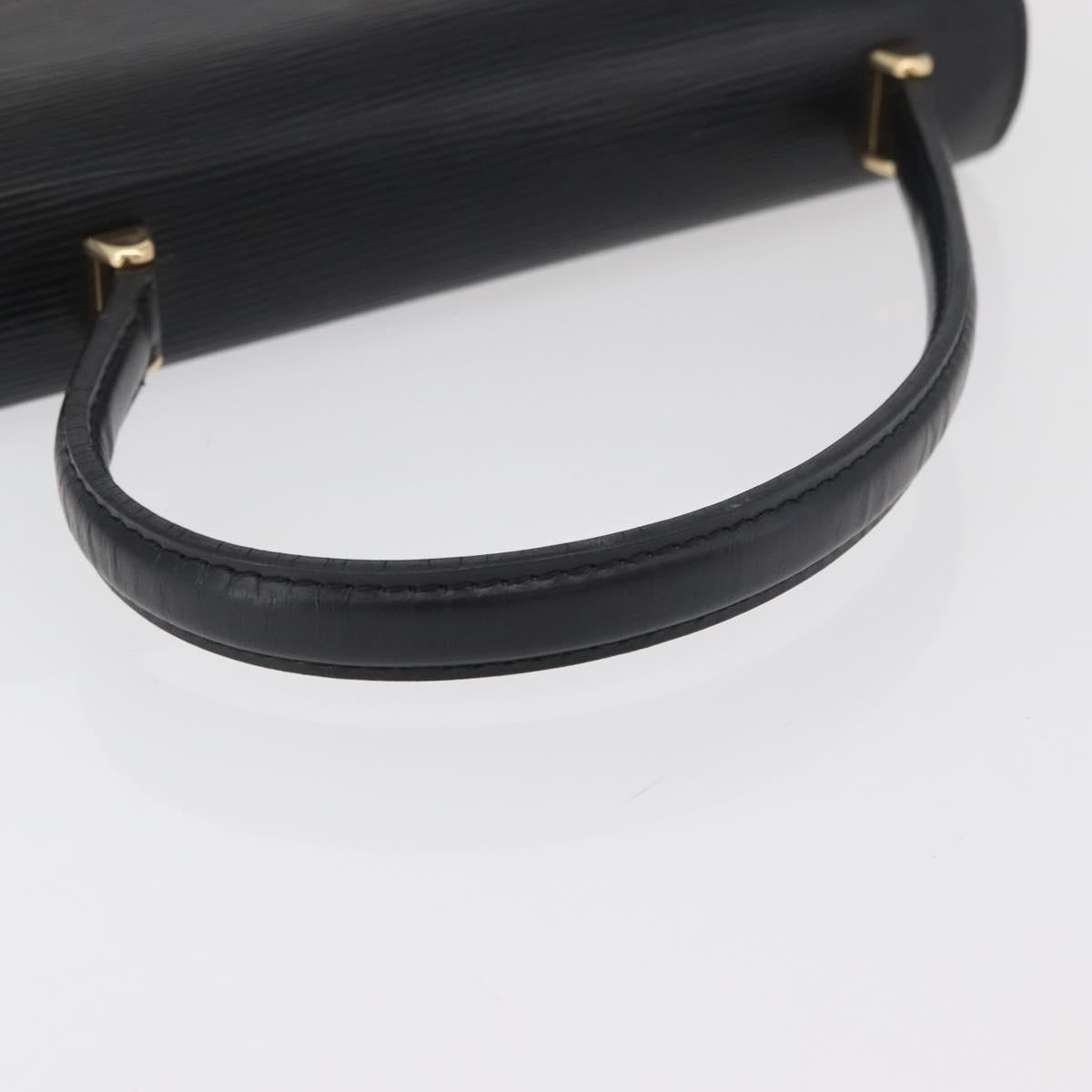 LOUIS VUITTON Epi Malesherbes Hand Bag Black M52372 LV Auth 181383