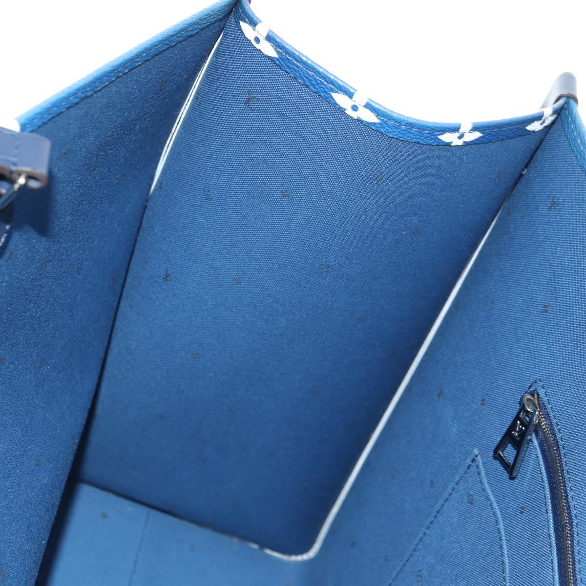 LOUIS VUITTON LV Escal Monogram On the Go GM Bag Blue M45120 LV Auth 181389SAM