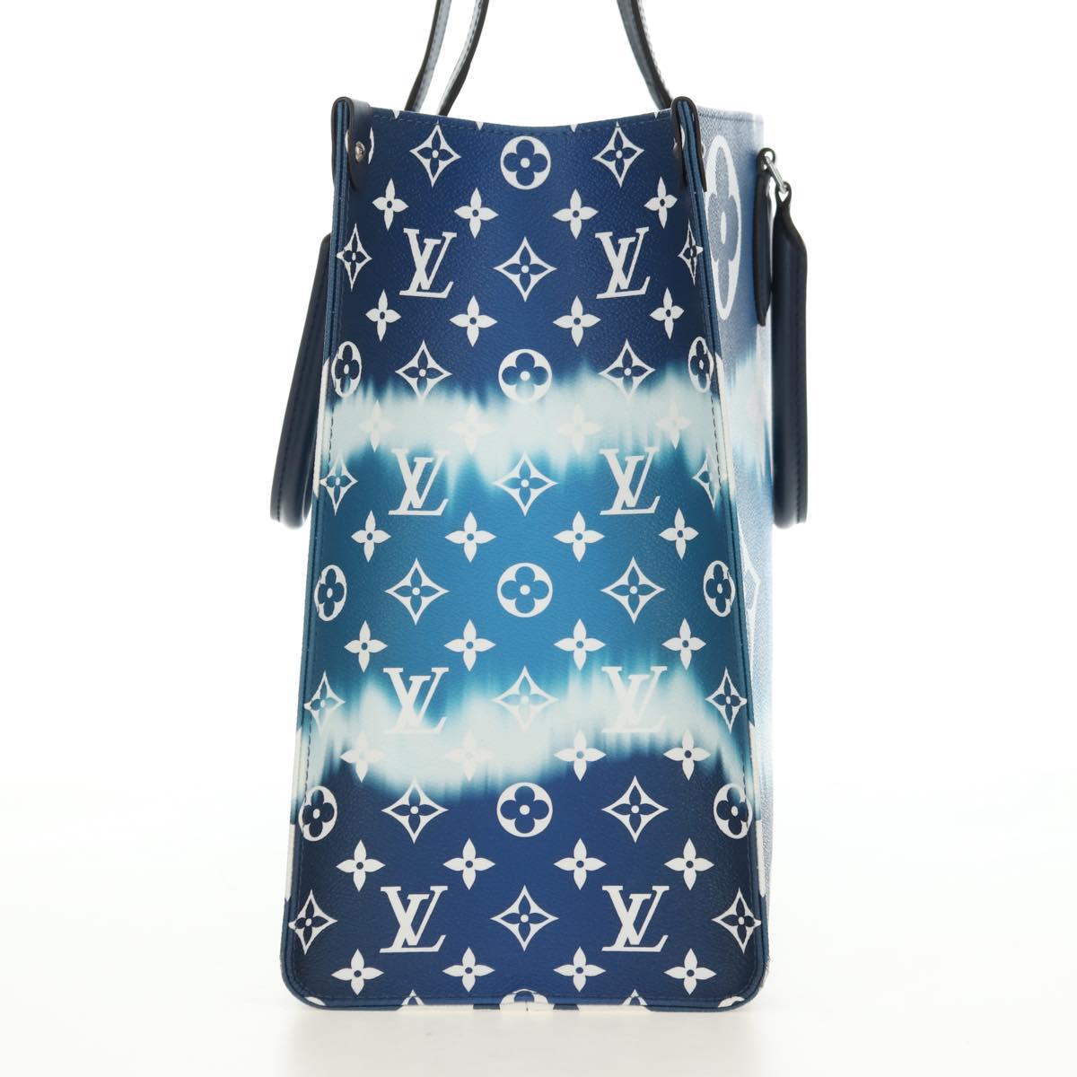 LOUIS VUITTON LV Escal Monogram On the Go GM Bag Blue M45120 LV Auth 181389SAM