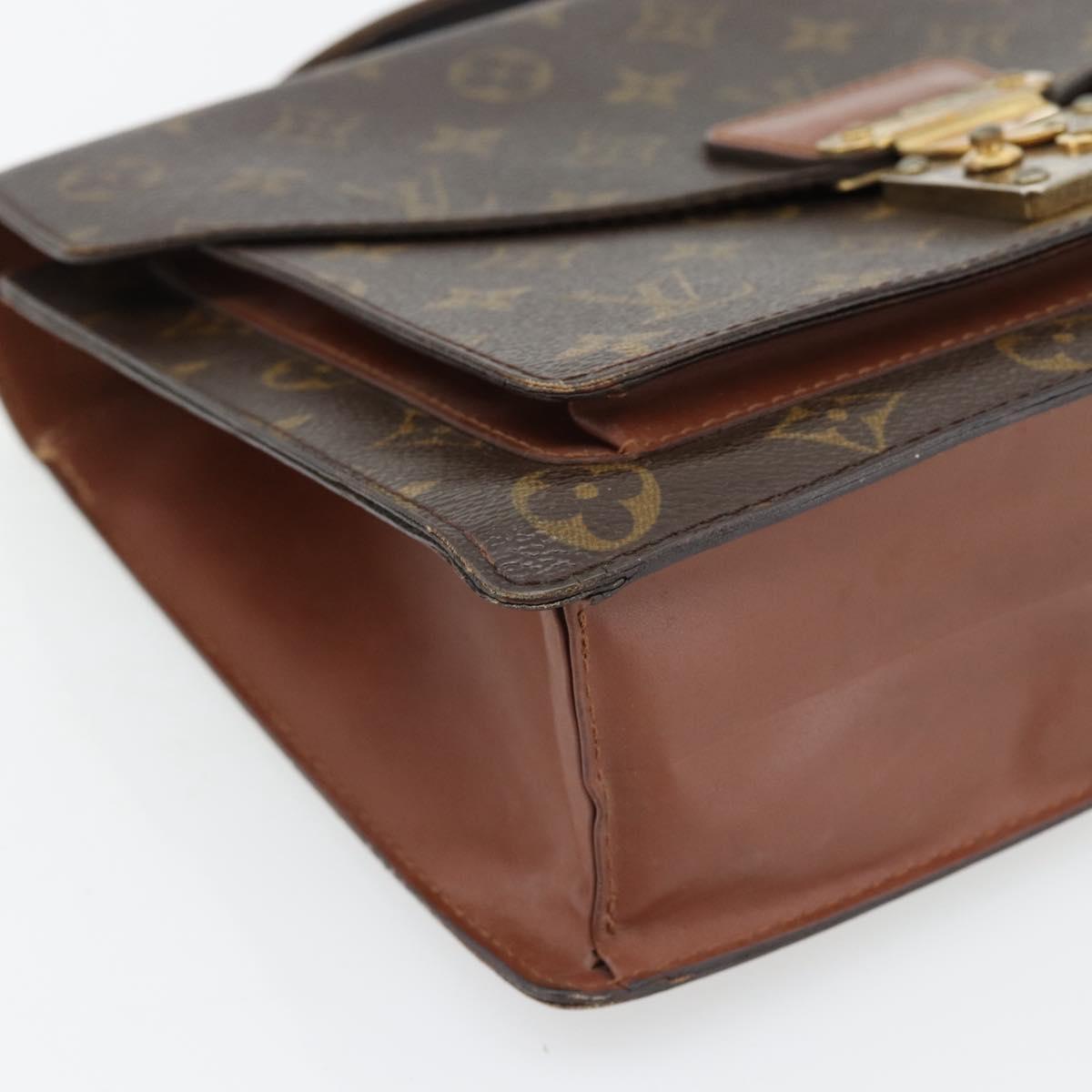 LOUIS VUITTON Monogram Monceau 28 Hand Bag M51185 LV Auth 181393