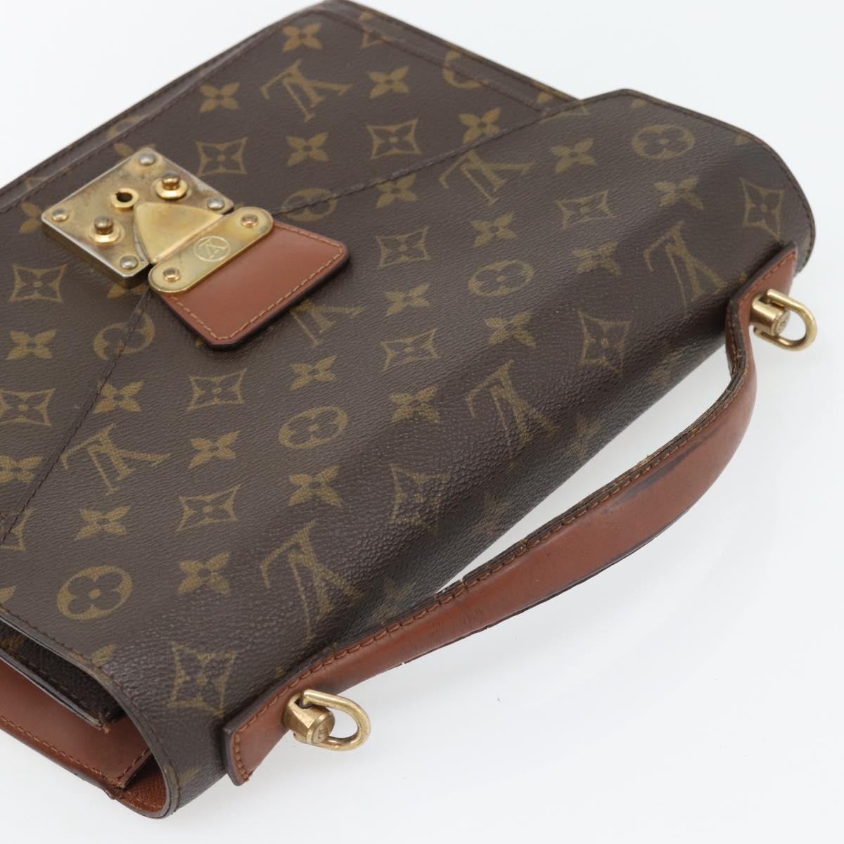LOUIS VUITTON Monogram Monceau 28 Hand Bag M51185 LV Auth 181393