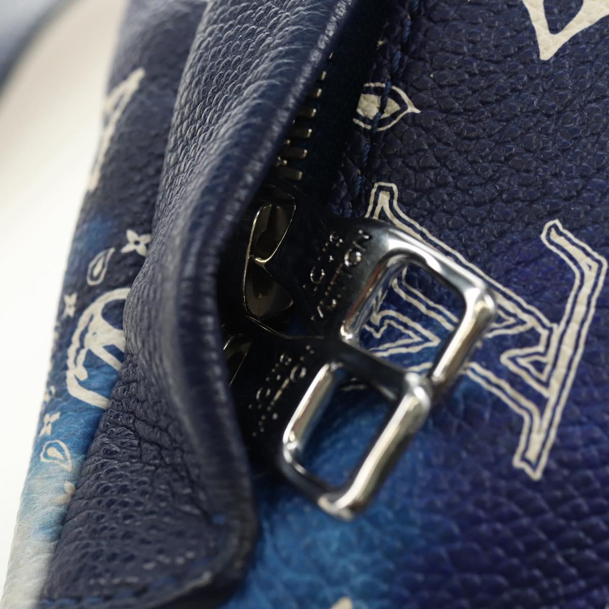 LOUIS VUITTON Monogram Bandana Discovery Bum Bag Blue M20587 LV Auth 181423SM