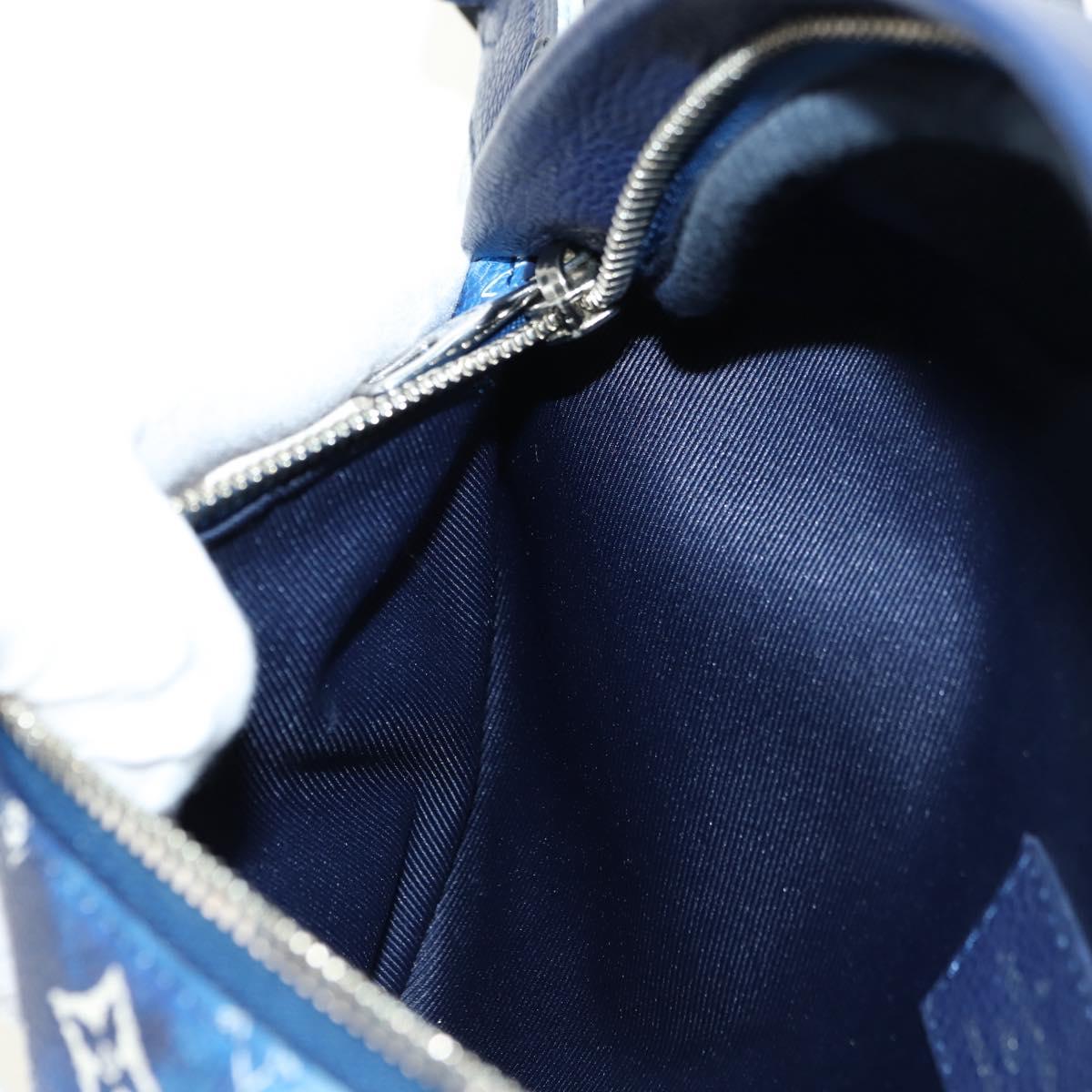 LOUIS VUITTON Monogram Bandana Discovery Bum Bag Blue M20587 LV Auth 181423SM