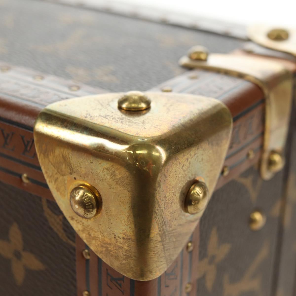 LOUIS VUITTON Monogram Coffretrezor 20 Jewelry Box Marron LV Auth 181425SM