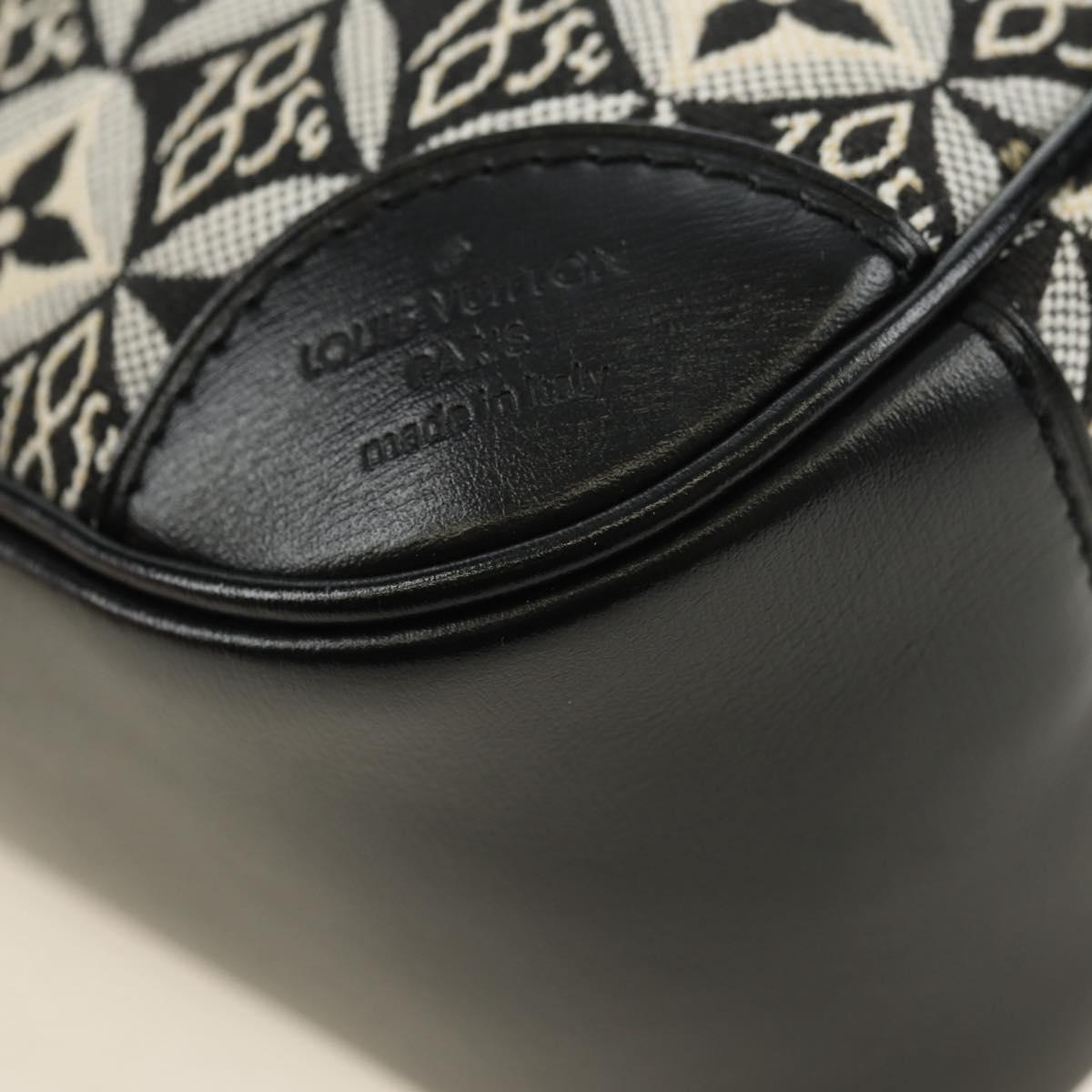 LOUIS VUITTON Monogram Jaguar Deauville MINI Bag Black M57205 LV Auth 181427M
