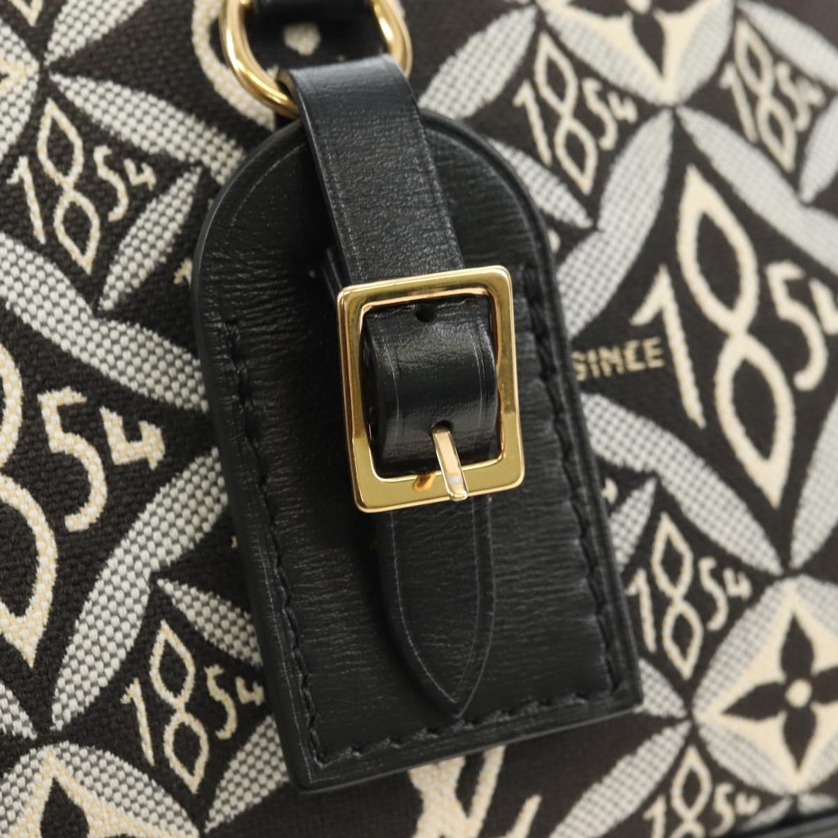 LOUIS VUITTON Monogram Jaguar Deauville MINI Bag Black M57205 LV Auth 181427M