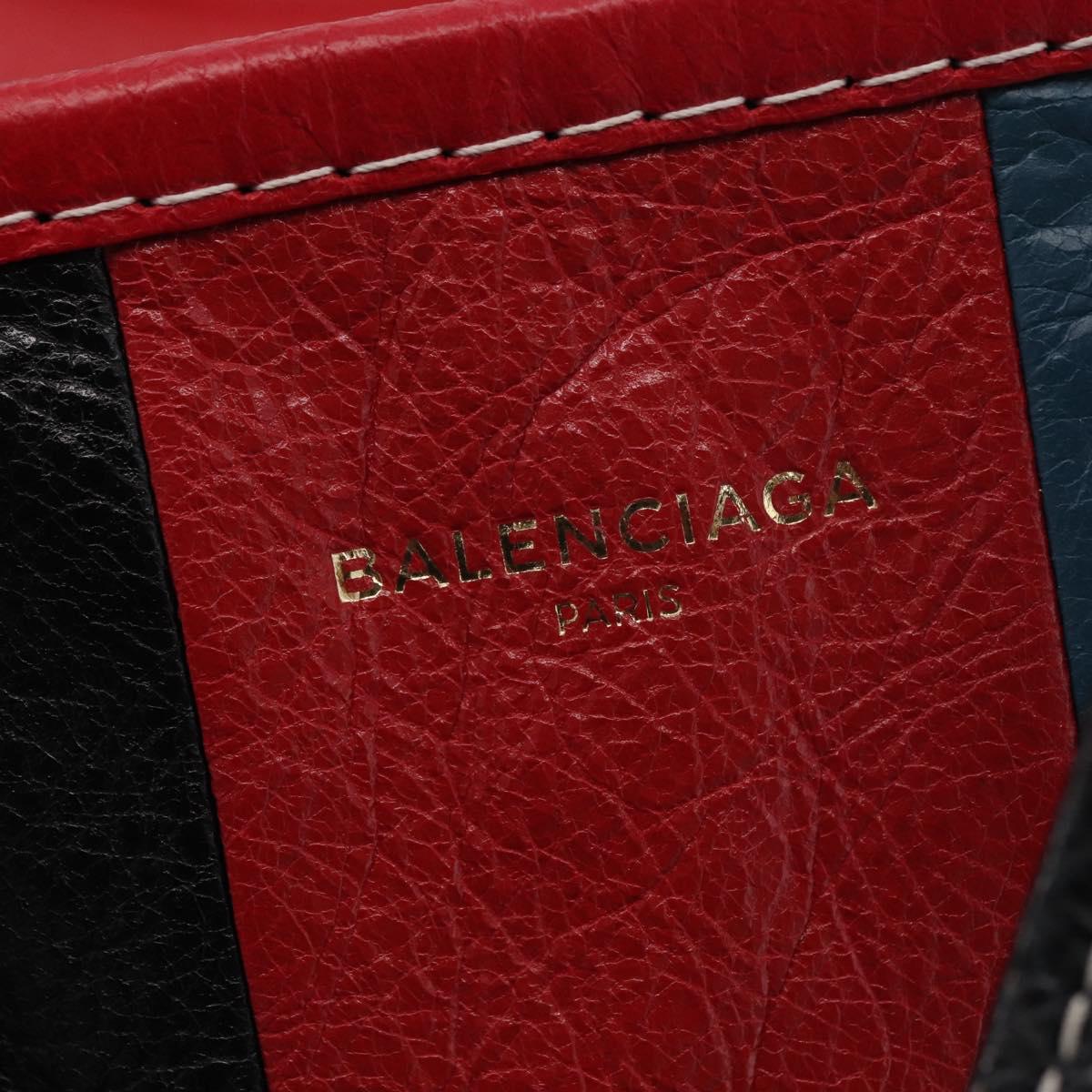 BALENCIAGA Bazaar Shopper XS Bag Leather 2way Multicolor 452458 Auth 181432A
