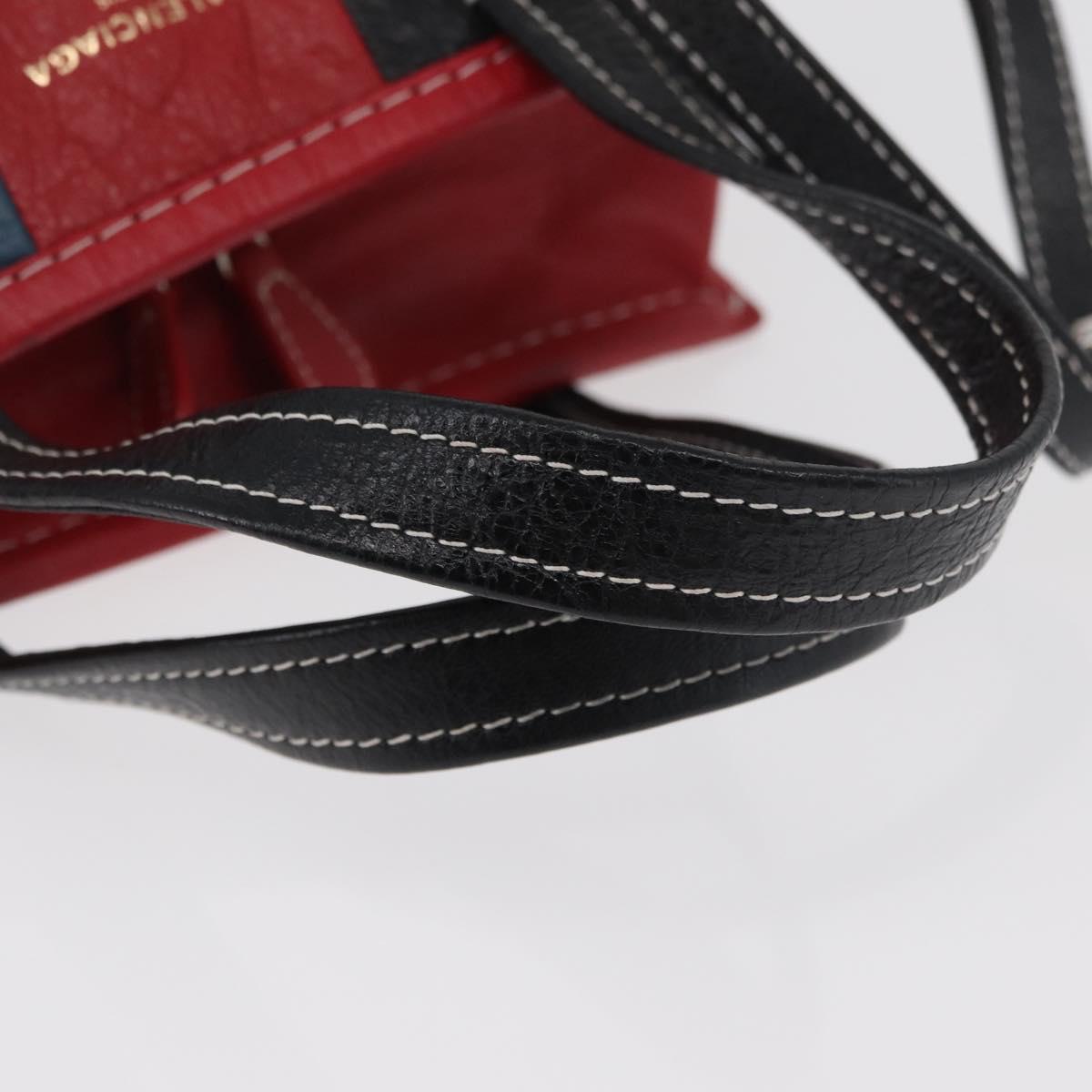 BALENCIAGA Bazaar Shopper XS Bag Leather 2way Multicolor 452458 Auth 181432A