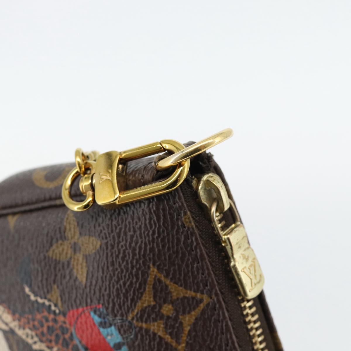 LOUIS VUITTON Monogram Giraffe Mini Pochette Pouch M62087 LV Auth 181445V